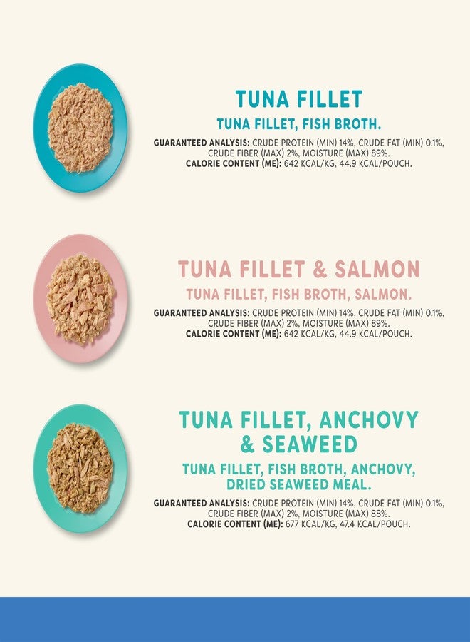 Applaws Natural Wet Cat Food in Broth, Limited and Natural Ingredients, High Protein with No Artificial Additives, Fish Variety Selection in Broth (12 x 2.47oz Pouches) - Image 3